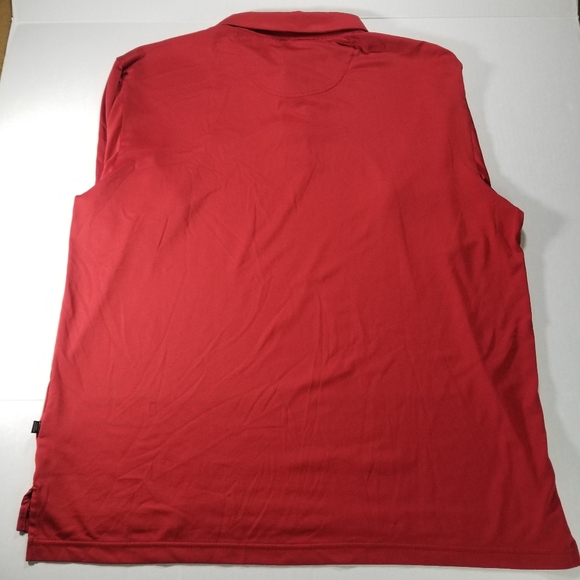 Straight Down Performance Cypress Point Golf Club Polo Size XL Men Red - Picture 4 of 11